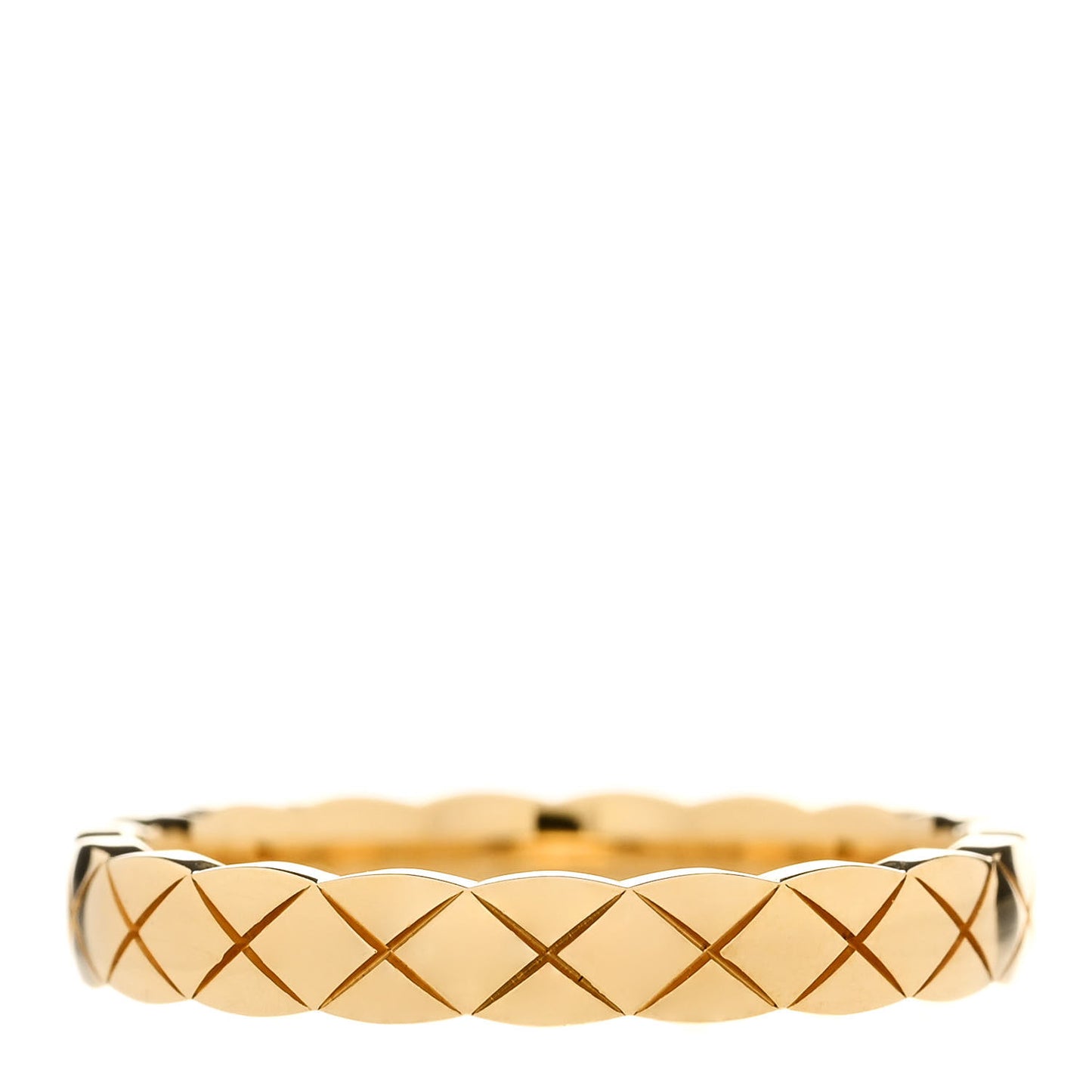 18K Yellow Gold Mini Coco Crush Ring 55 7.25