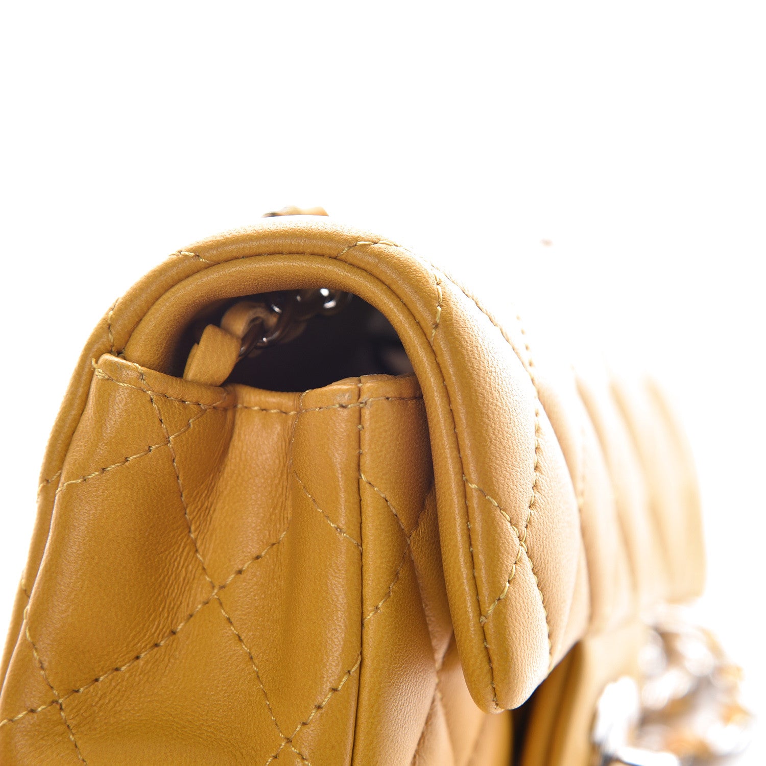 Chanel Lambskin Quilted Extra Mini Flap Yellow 13 of 13