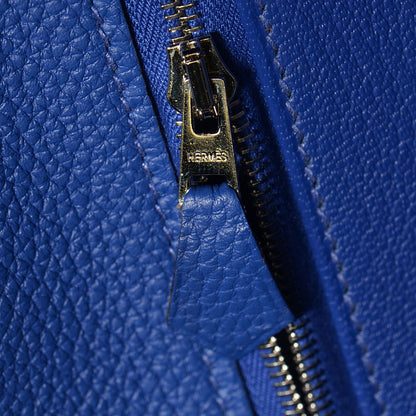 Hermes Togo Kelly Retourne 35 Bleu Electrique 3 of 28
