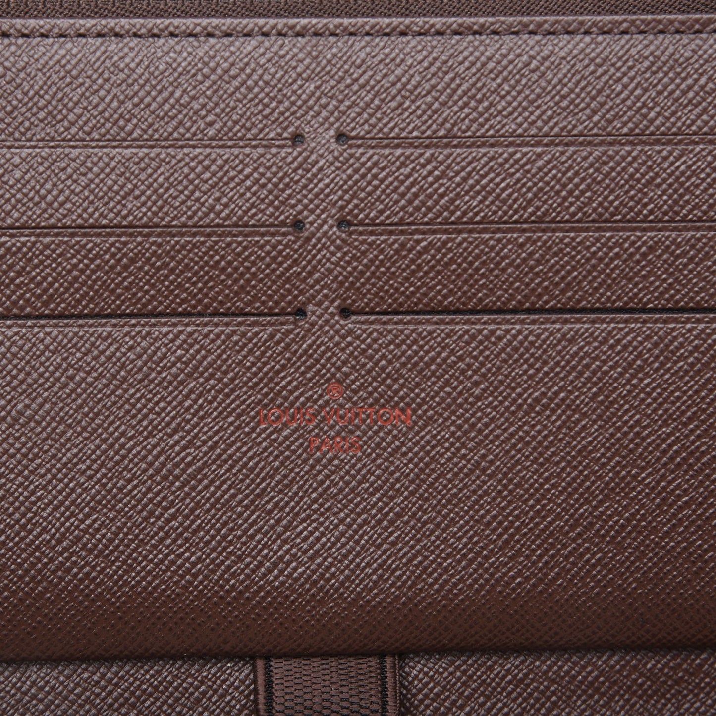 Damier Ebene Zippy Organizer Wallet