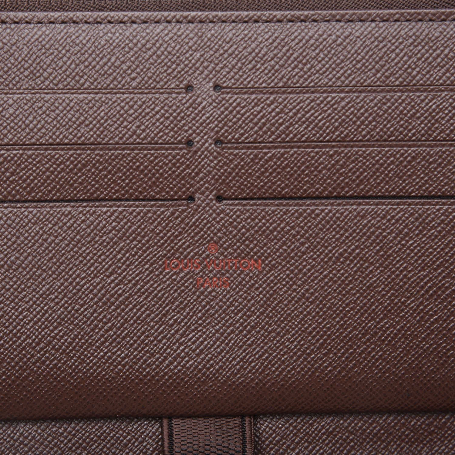 Louis Vuitton Damier Ebene Zippy Organizer Wallet 6 of 7