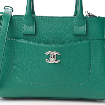 Chanel Grained Calfskin Mini Neo Executive Shopper Tote Green 10 of 10