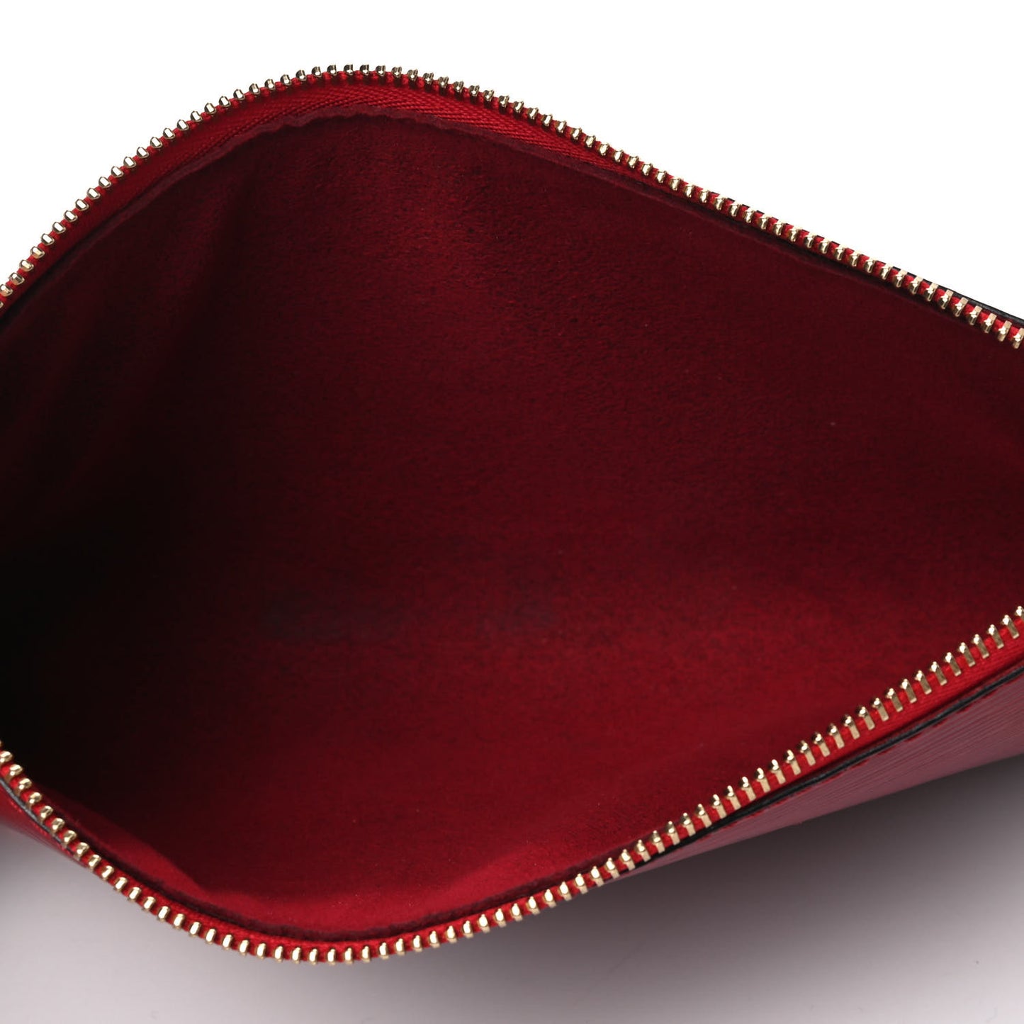 Epi Pochette Accessories 24 Castillan Red