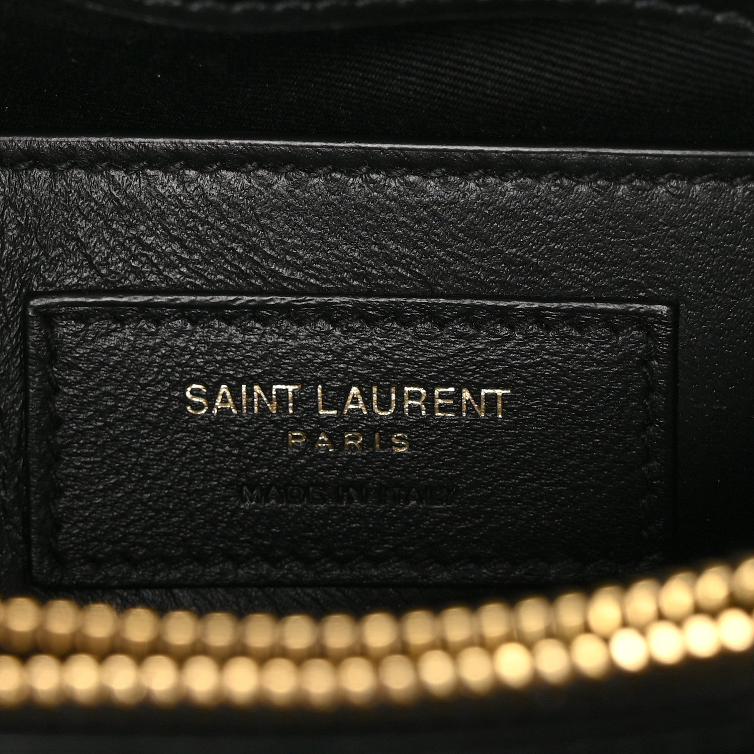 Saint Laurent Calfskin Y Quilted Monogram Small Loulou Chain Satchel Black 7 of 10