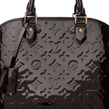 Louis Vuitton Vernis Alma PM Amarante 7 of 9