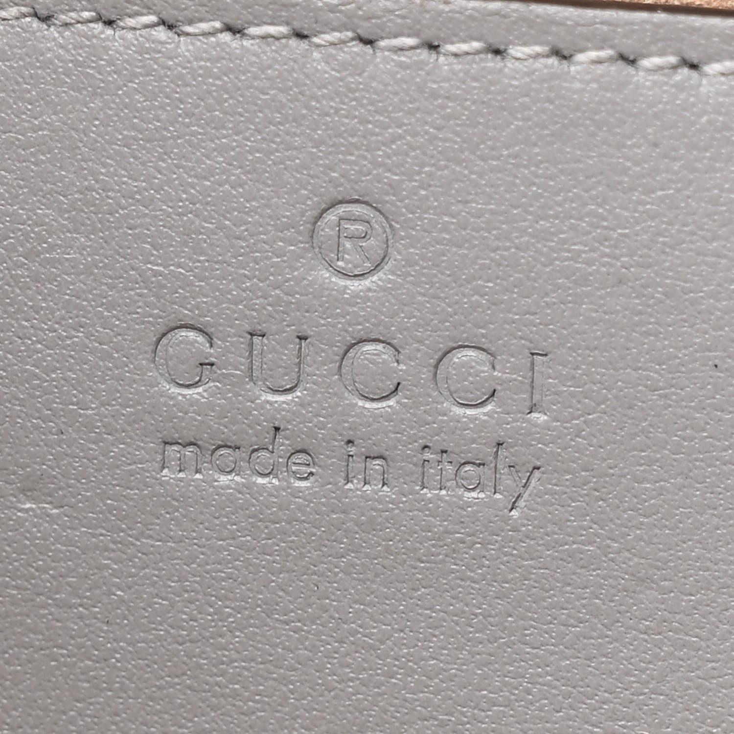 Gucci Calfskin Matelasse Aria Small GG Marmont Chain Shoulder Bag Deep Grey 6 of 10