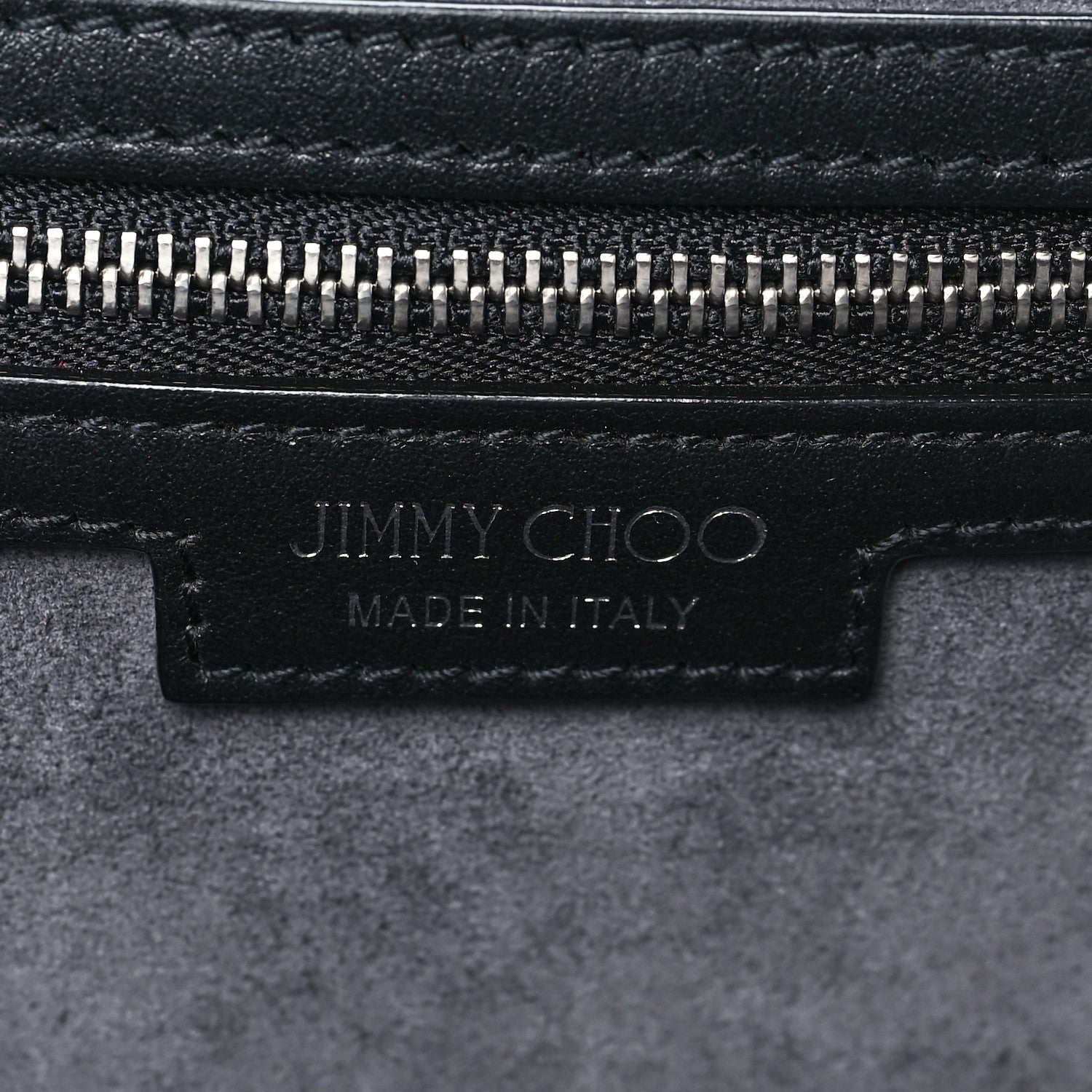 Jimmy Choo Snakeskin Crystal Madeline Top Handle Denim Blue 5 of 9