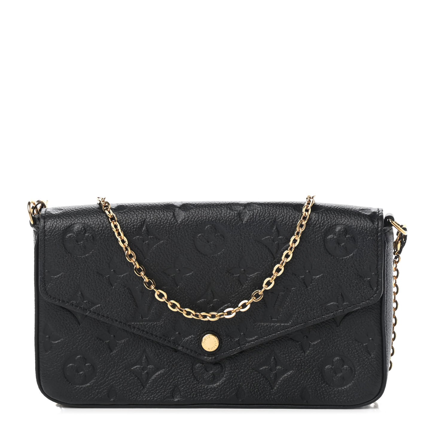 Empreinte Pochette Felicie Chain Wallet Black