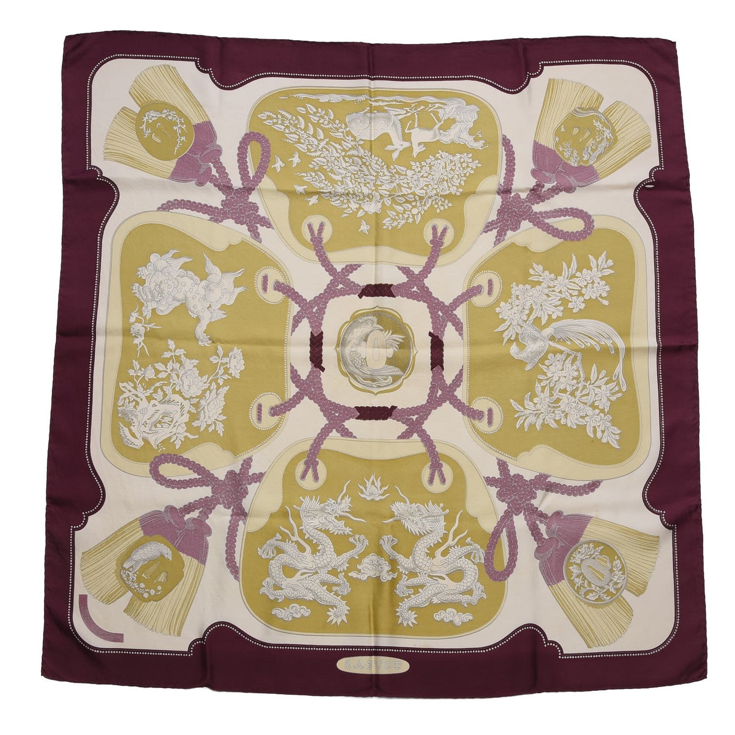 Silk Tsubas Scarf 90