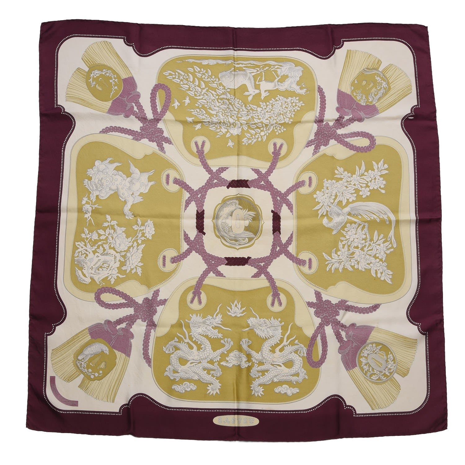 Hermes Silk Tsubas Scarf 90 3 of 7