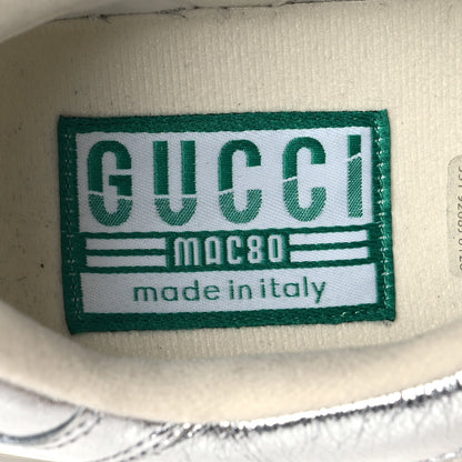 Gucci Metallic Nappa MAC80 Womens Sneakers 39 Silver 8 of 8