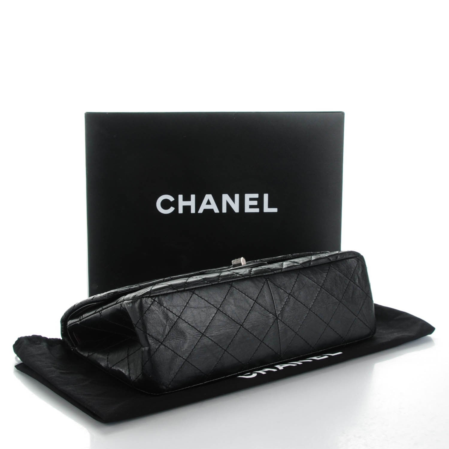 Chanel Aged Calfskin Quilted 2.55 Reissue 227 Flap Black 4 of 7