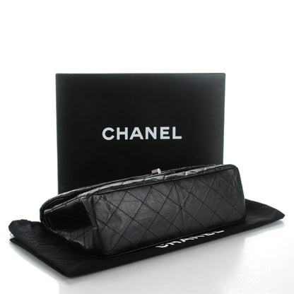 Chanel Aged Calfskin Quilted 2.55 Reissue 227 Flap Black 4 of 7