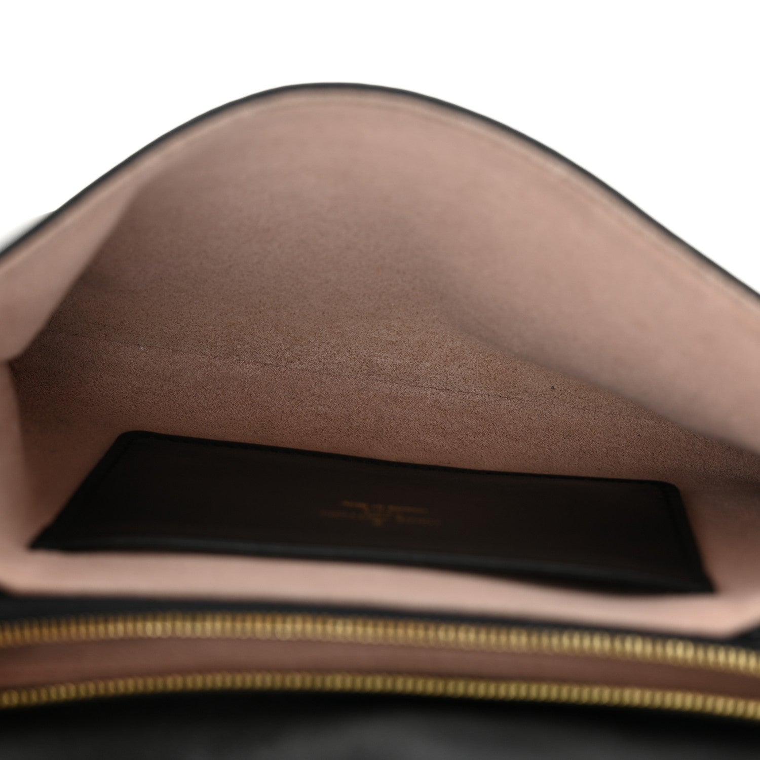 Louis Vuitton Lambskin Embossed Monogram Pochette Coussin Black 5 of 10