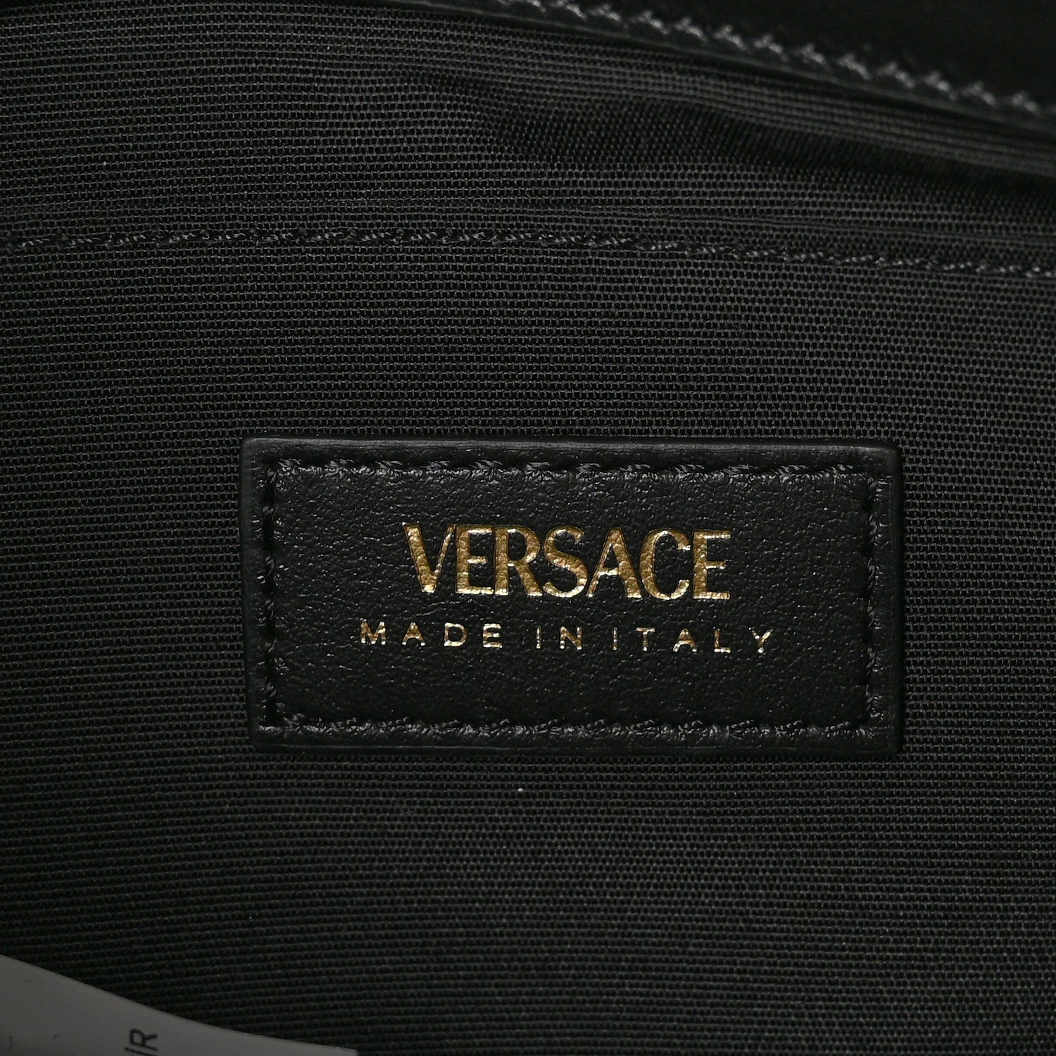 Versace Nappa Quilted Medusa Top Handle Shoulder Bag Black 6 of 9