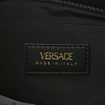 Versace Nappa Quilted Medusa Top Handle Shoulder Bag Black 6 of 9