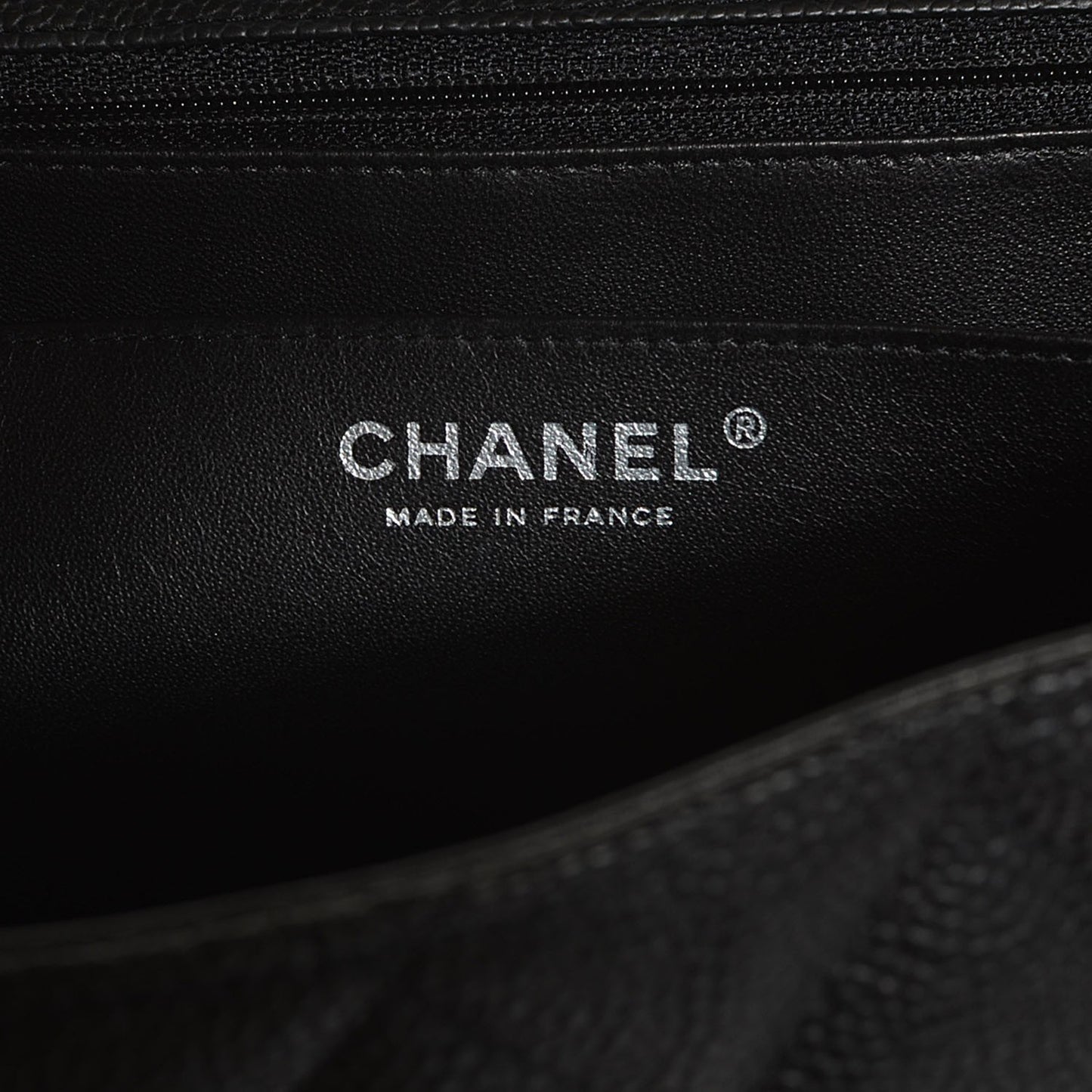 Caviar Quilted Jumbo Single Flap Black
