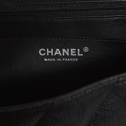 Chanel Caviar Quilted Jumbo Single Flap Black 6 of 9
