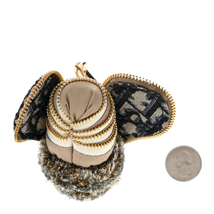 Christian Dior Oblique Bee Accessory Blue 2 of 5