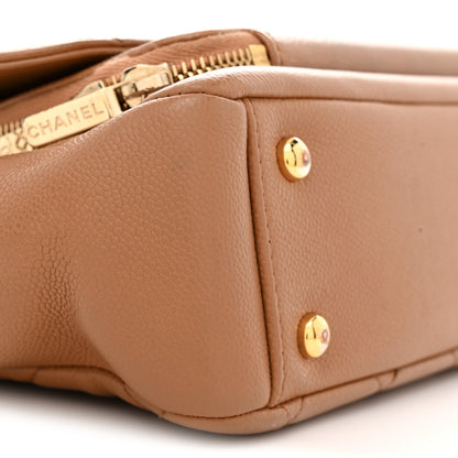 Chanel Caviar Quilted Medium Business Affinity Flap Brown 9 of 10