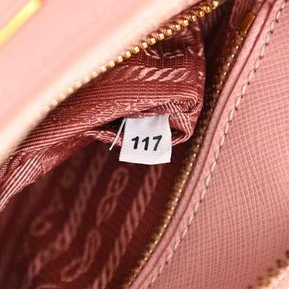 Prada Saffiano Lux Small Promenade Tote Orchidea 7 of 13