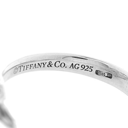 Tiffany Sterling Silver Amethyst Sparklers Octagonal Cocktail Ring 47 4 5 of 6