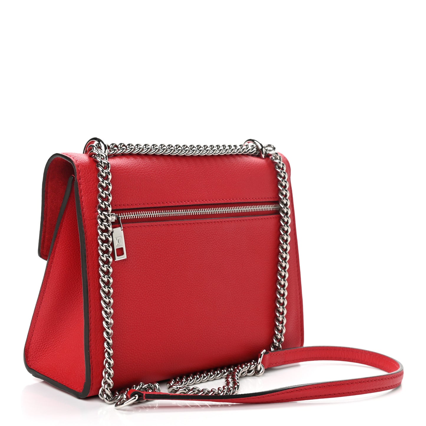 Soft Calfskin Mylockme Chain Bag BB Rubis