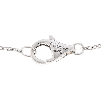 Cartier 18K White Gold Diamond XS Amulette de Cartier Pendant Necklace 4 of 5