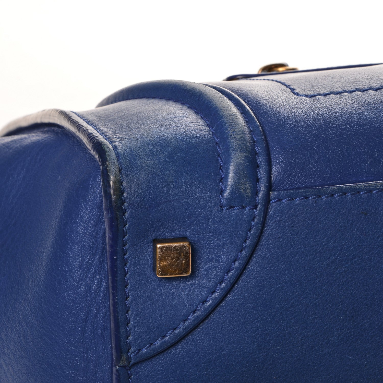 Celine Smooth Calfskin Mini Luggage Electric Blue 18 of 26