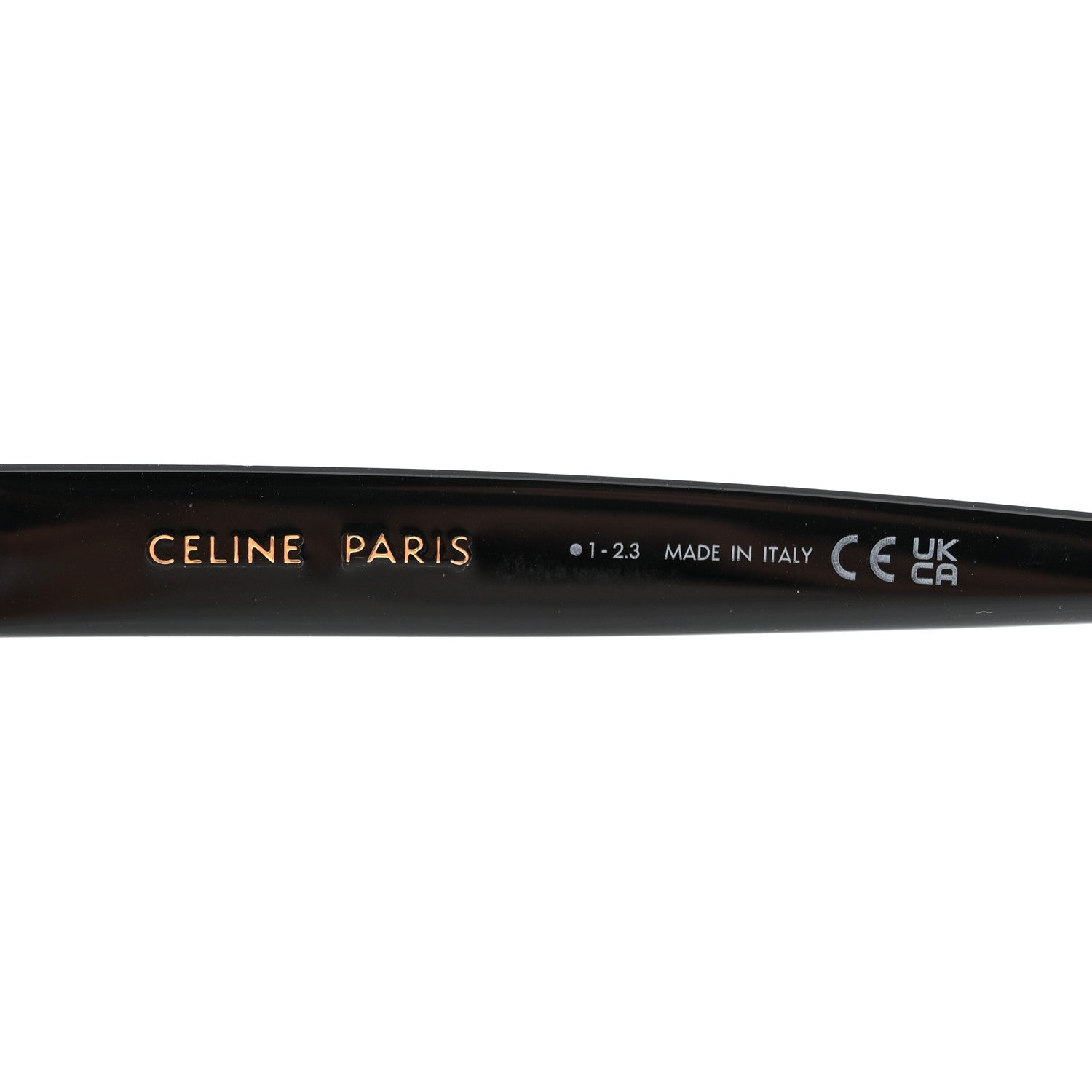 Celine Acetate Cat Eye Sunglasses CL401931 Black 6 of 7