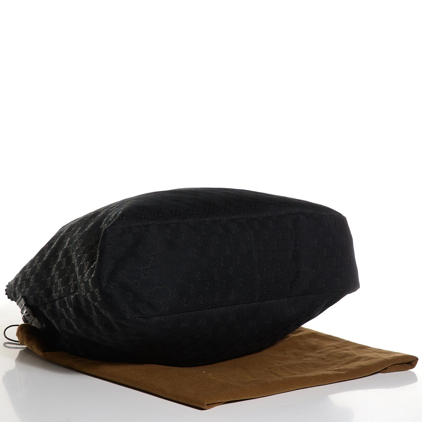 Monogram Large Horsebit Chain Hobo Black