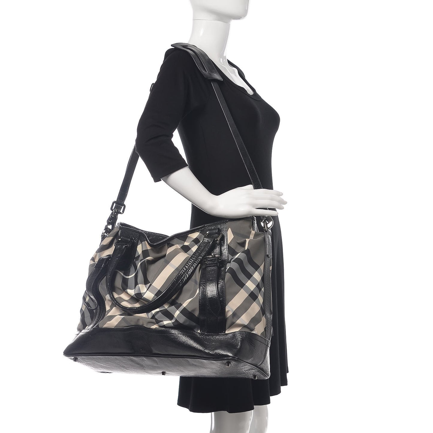 Nylon Beat Check Lowry Black
