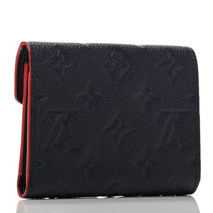 Louis Vuitton Empreinte Victorine Wallet Marine Rouge 2 of 3