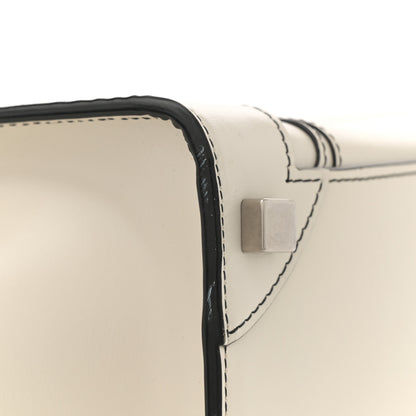 Celine Satin Calfskin Micro Debossed Luggage White 13 of 15