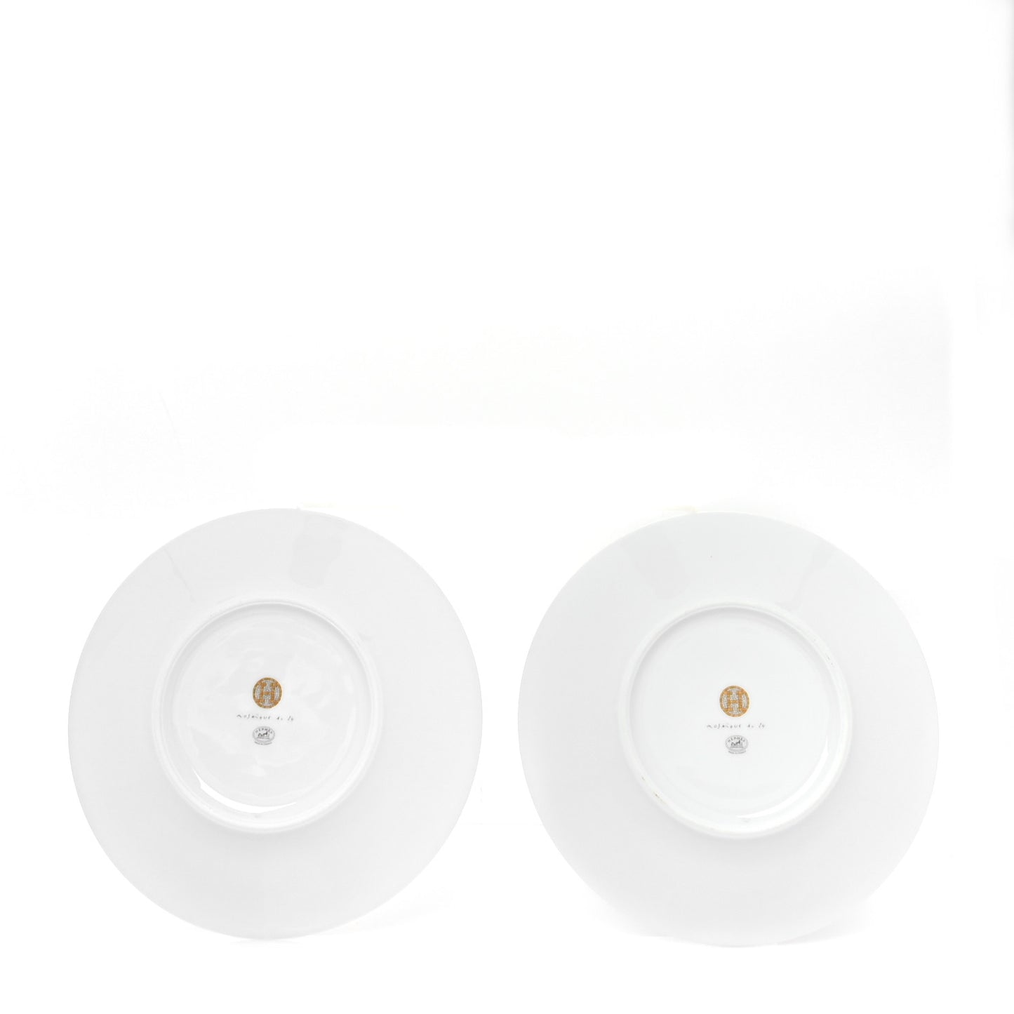 Porcelain Mosaique Au 24 Gold Breakfast Cup And Saucer Set Of 2