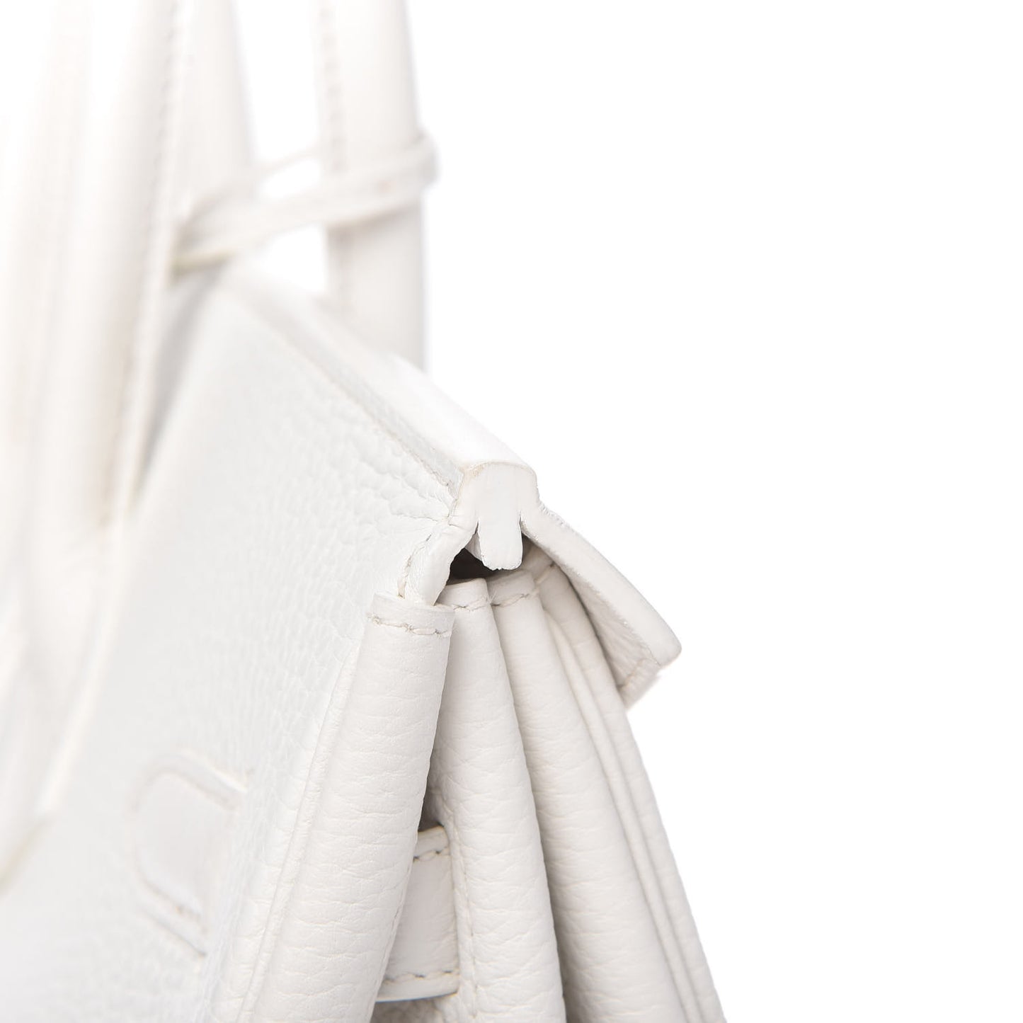 Taurillon Clemence Birkin 35 White