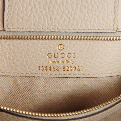Gucci Dollar Calfskin Small Swing Tote Mystic White 5 of 6