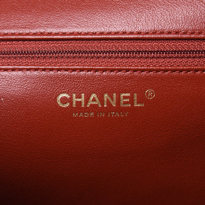 Chanel Caviar Quilted Business Affinity Backpack Dark Red 6 of 11