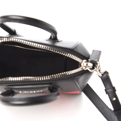 Givenchy Sugar Goatskin Striped Mini Antigona Black 5 of 10