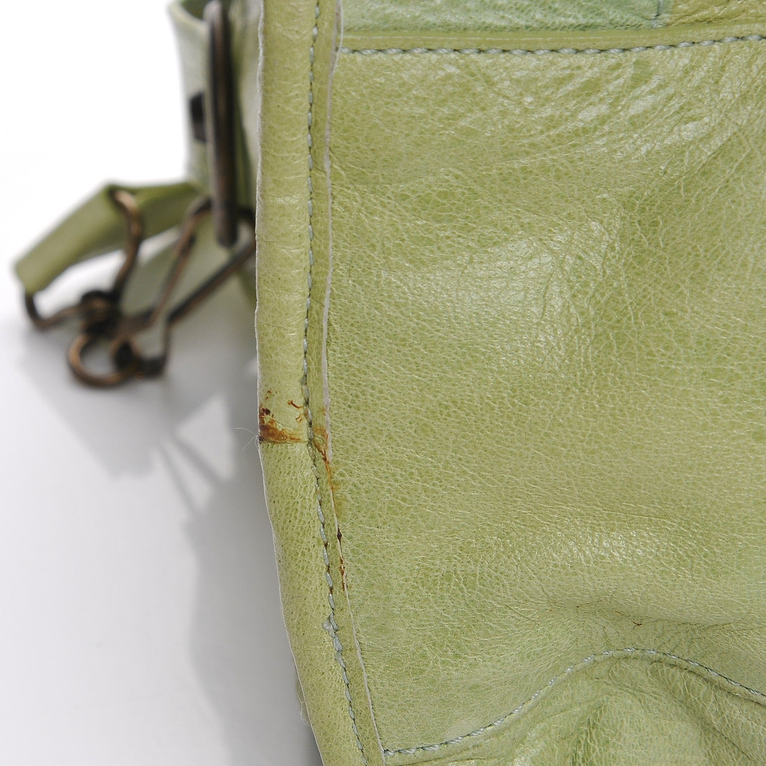 Balenciaga Chevre Classic Hardware City Pistachio 10 of 10