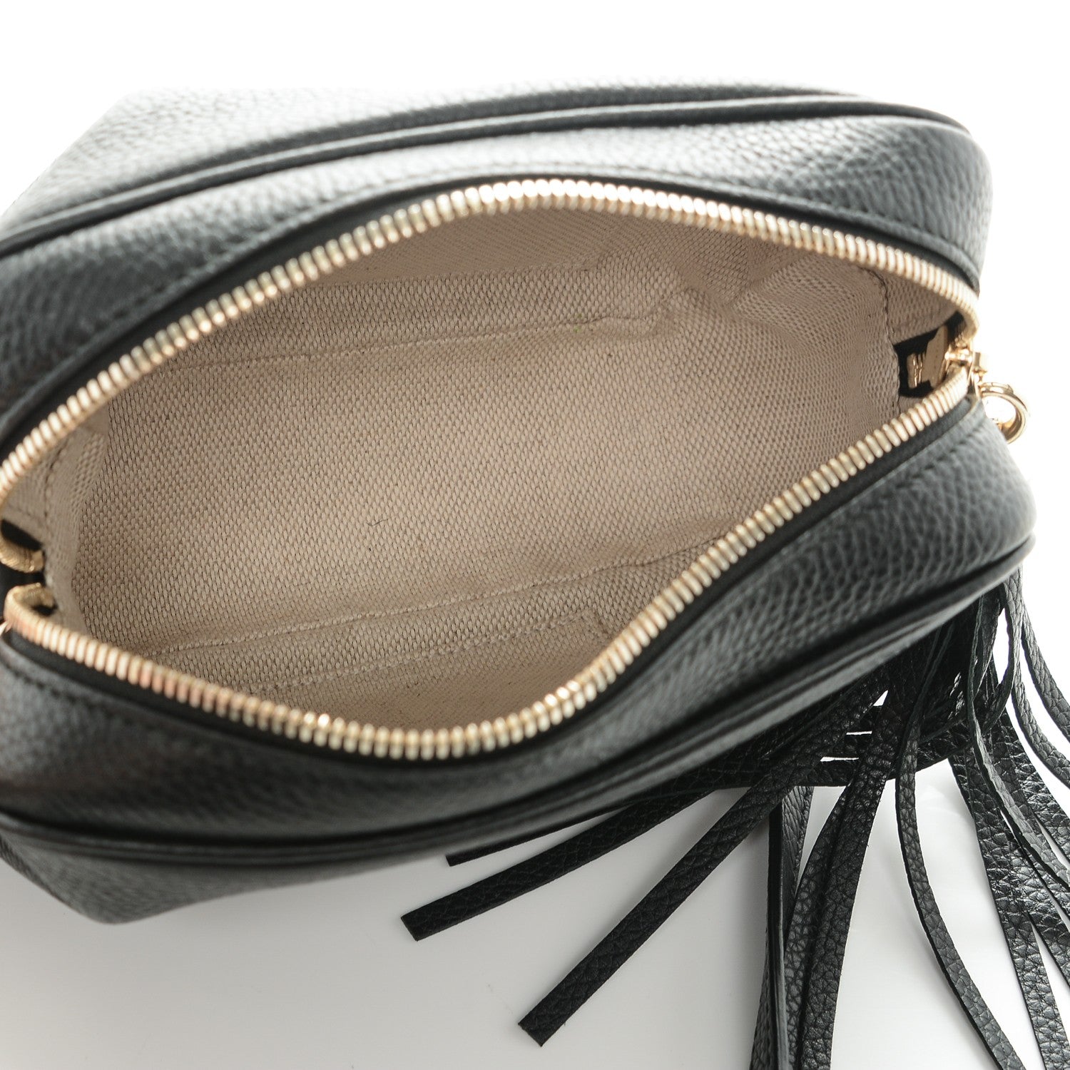 Gucci Pebbled Calfskin Small Soho Disco Bag Black 5 of 6