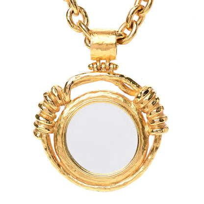 Chanel CC Chain Pendant Long Necklace Gold 5 of 5