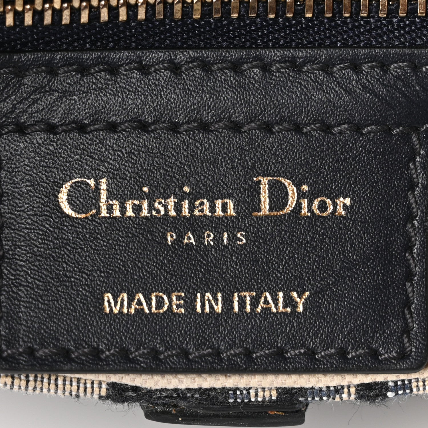 Christian Dior Oblique Saddle Bag Blue 6 of 10