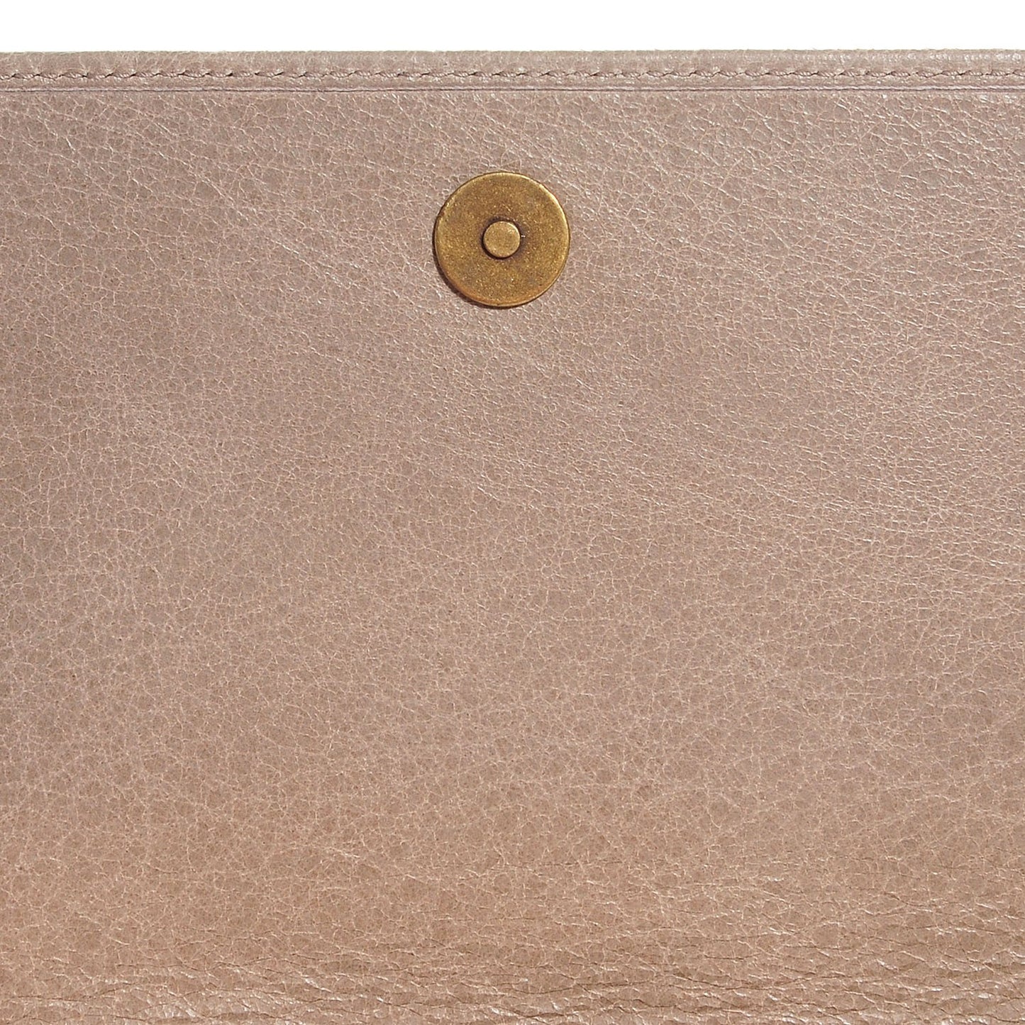 Agneau Classic Hardware Money Wallet Papyrus