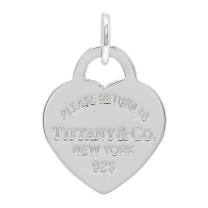 Tiffany Sterling Silver Small Return to Tiffany Heart Pendant 1 of 3