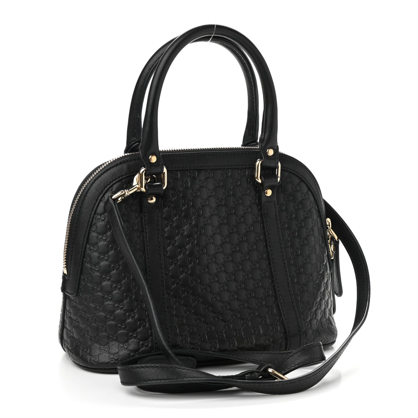 Microguccissima Mini Dome Bag Black