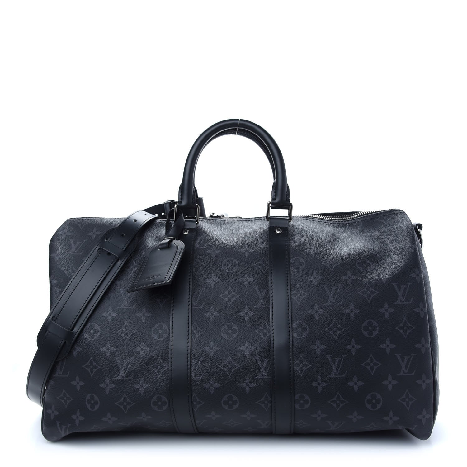 Louis Vuitton Monogram Eclipse Keepall Bandouliere 45 1 of 9