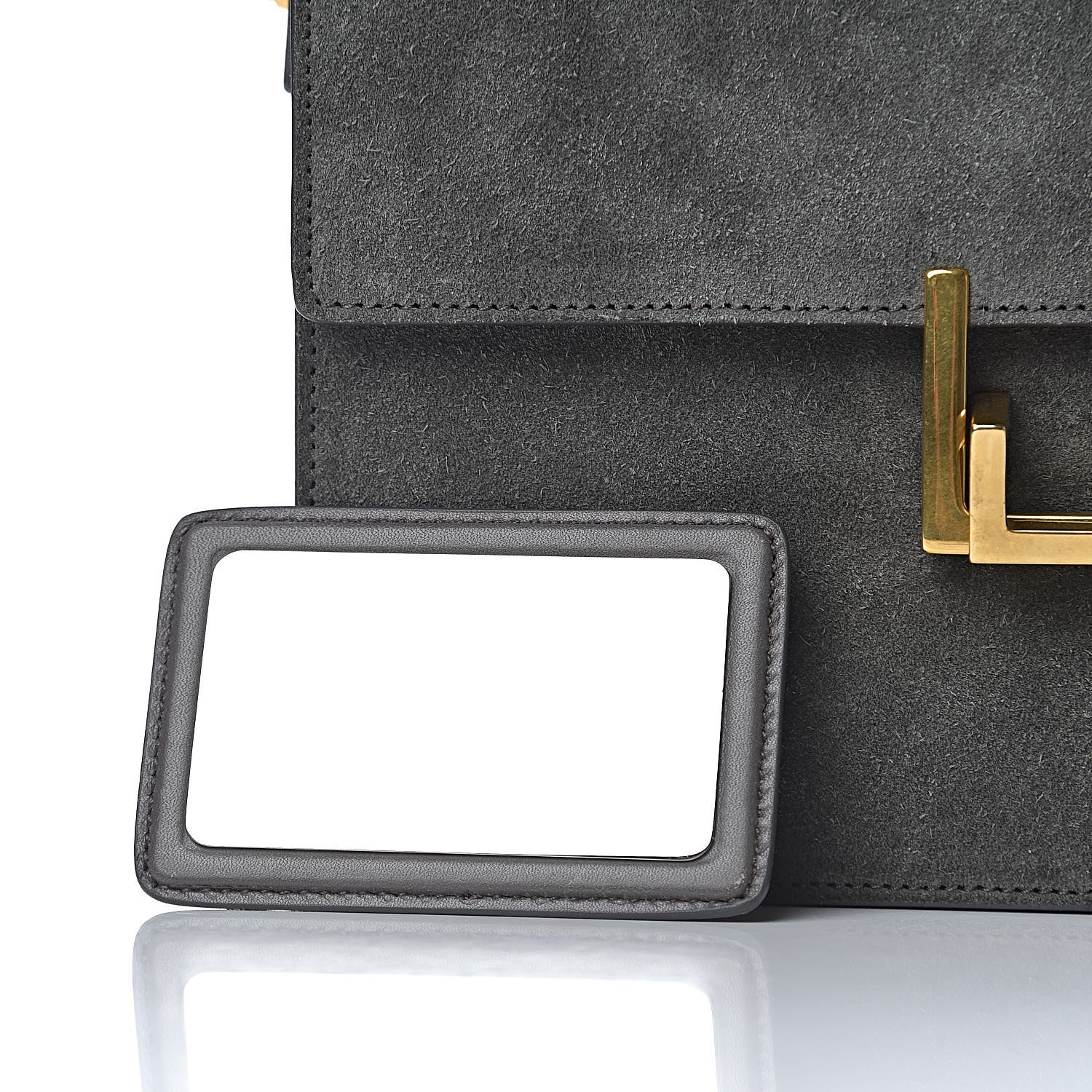 Saint Laurent Suede Medium Classic Lulu Bag Earth 14 of 16