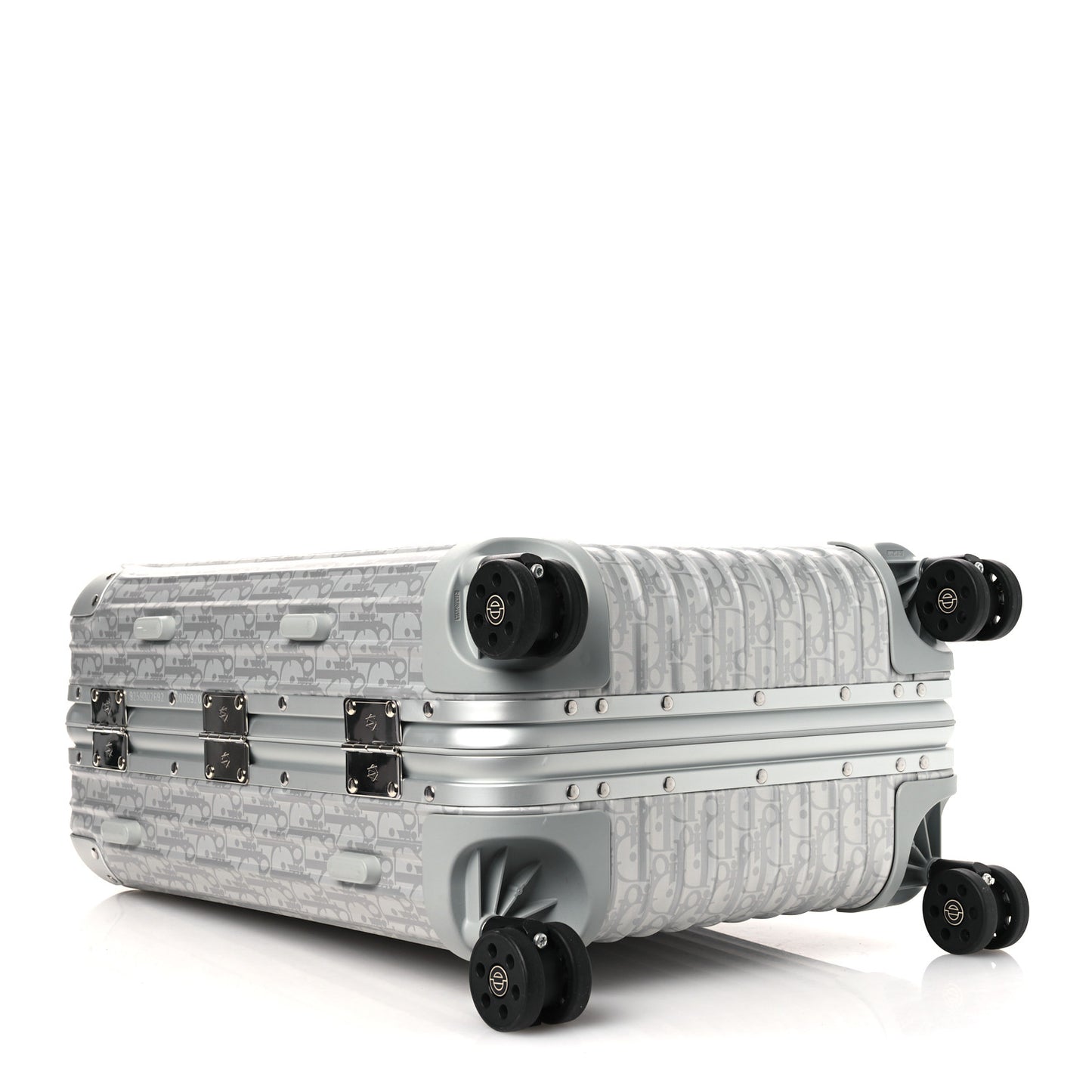X RIMOWA Aluminum Gradient Cabin Luggage Silver