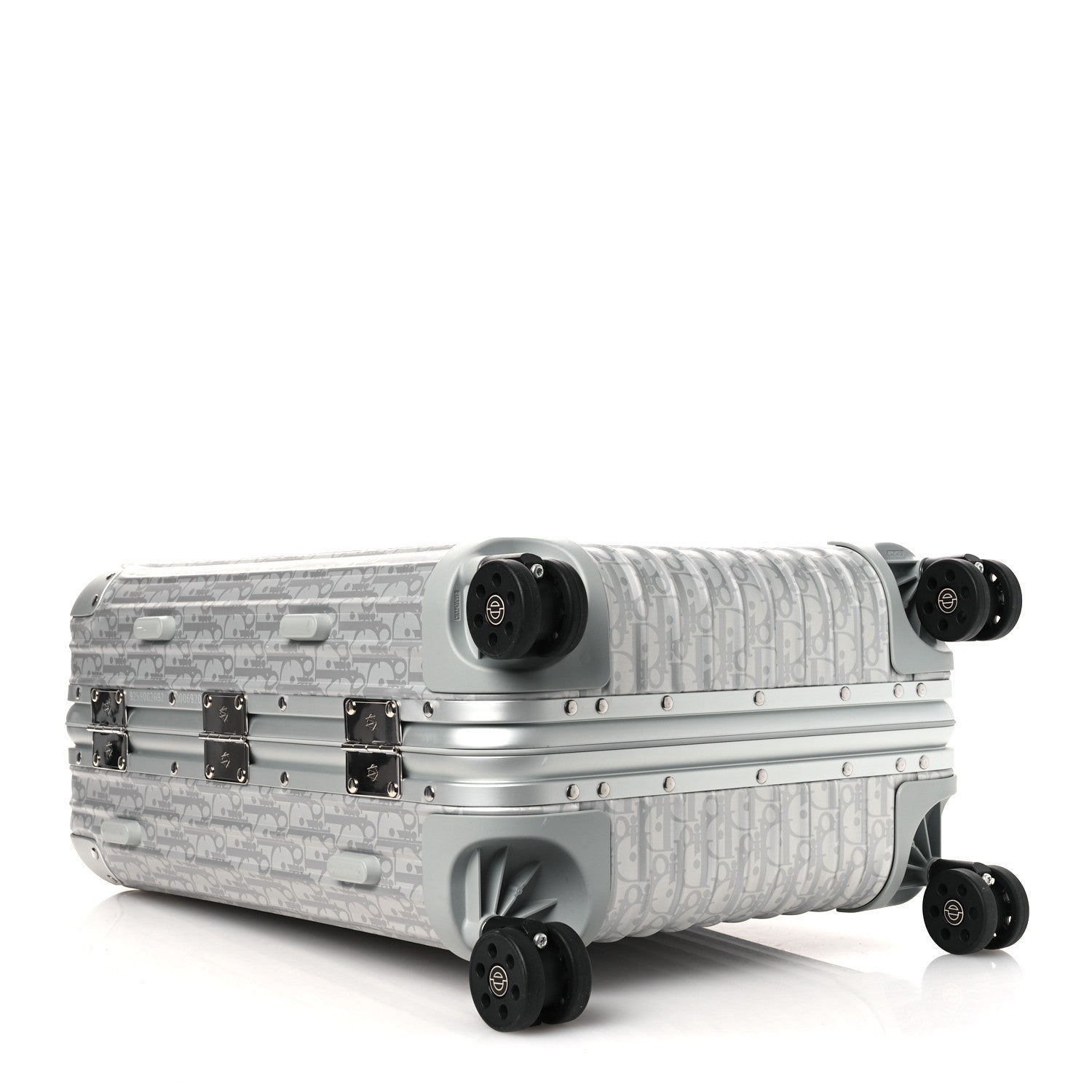 Christian Dior X RIMOWA Aluminum Gradient Cabin Luggage Silver 3 of 8